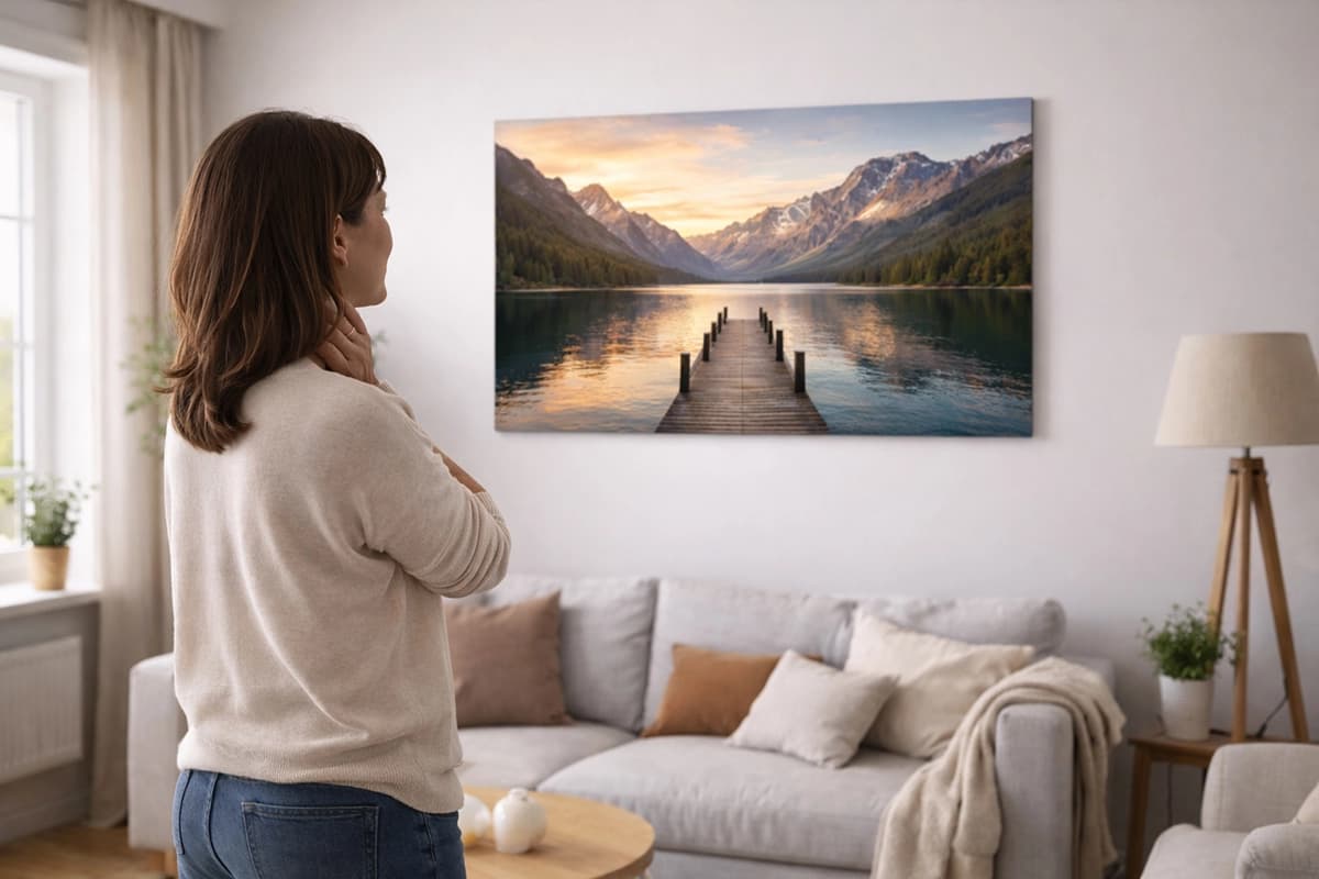 Persönliches Wandbild aus Foto im Wohnraum